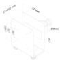 Neomounts by newstar thinclient-10 thin client holder (attach between monitor and pole) - silver  specifications