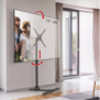 Suport tv fs310t floor stand tv mount - tilt & height adjustment  a tv floor