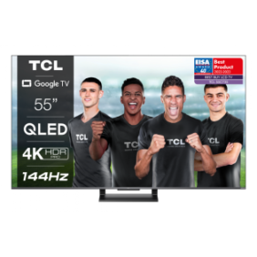 Tv tcl 55c735 2022 55-139cm qled quantummdot smart tv 4k grey flat google tv mirroring