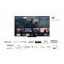 Tv tcl 55c835 2022 55-139cm miniled smart tv 4k black flat google tv mirroring ios