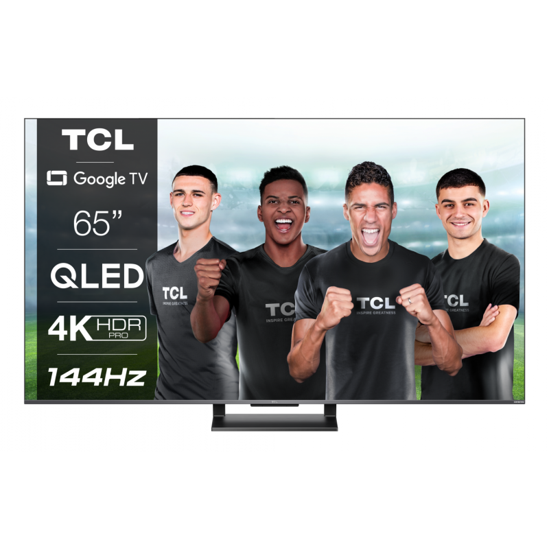 Tv tcl 65c735 2022 65-164cm qled quantummdot smart tv 4k grey flat google tv mirroring