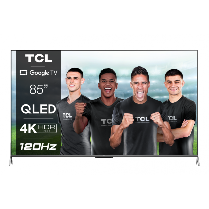 Tv tcl 85c735 2022 85-216cm qled quantummdot smart tv 4k grey flat google tv mirroring