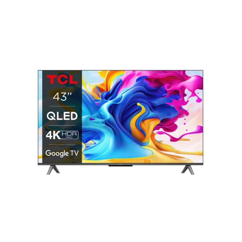 Qled tv 4k 43''(109cm) tcl 43c645