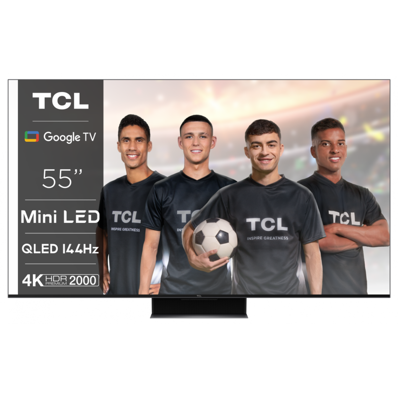 Qled tv 4k 55''(139cm) 144hz tcl 55c845