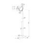 Neomounts by newstar fl15-625bl1 tablet floor stand  general min. screen size* : 79 inch max.