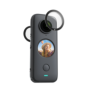 Lentile de protectie insta360 one x2 protejeaza obiectivele frontale