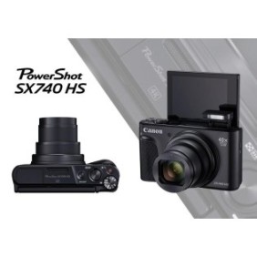 Camera foto canon powershot sx740hs bk 20.3 mp senzor cmos tip 1/23 cu iluminare din