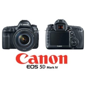 Camera foto canon eos-5d iv + obiectiv 24-105mm 1:4l is ii usm dslr 30mpx sensor