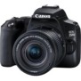 Camera foto canon dslr eos 250d + 18-55 is stm kit black 24.1mp dual pixel