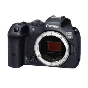 Camera foto canon mirrorless eos r7 body black sensor aps-c 32.5 mprezolutie sensor imagine: cmos