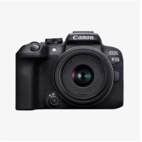 Camera foto canon mirrorless eos r10 kit + obiectiv rf-s 18-45mm f4.5- 6.3 is stm