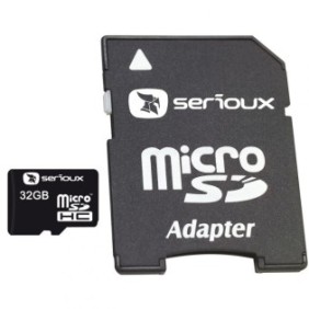 Micro secure digital card serioux 32gb sftf32ac10 clasa 10 cu adaptor sdhc