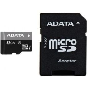 Micro secure digital card adata 32gb ausdh32guicl10-ra1 clasa 10 cu adaptor sd (pentru telefon)