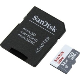 Micro secure digital card sandisk 32gb clasa 10 reading speed: 80mb/s include adaptor sd (pentru