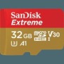 Micro secure digital card sandisk extreme 32gb clasa 10 r/w speed: up to 100mb/s/ 60mb/s