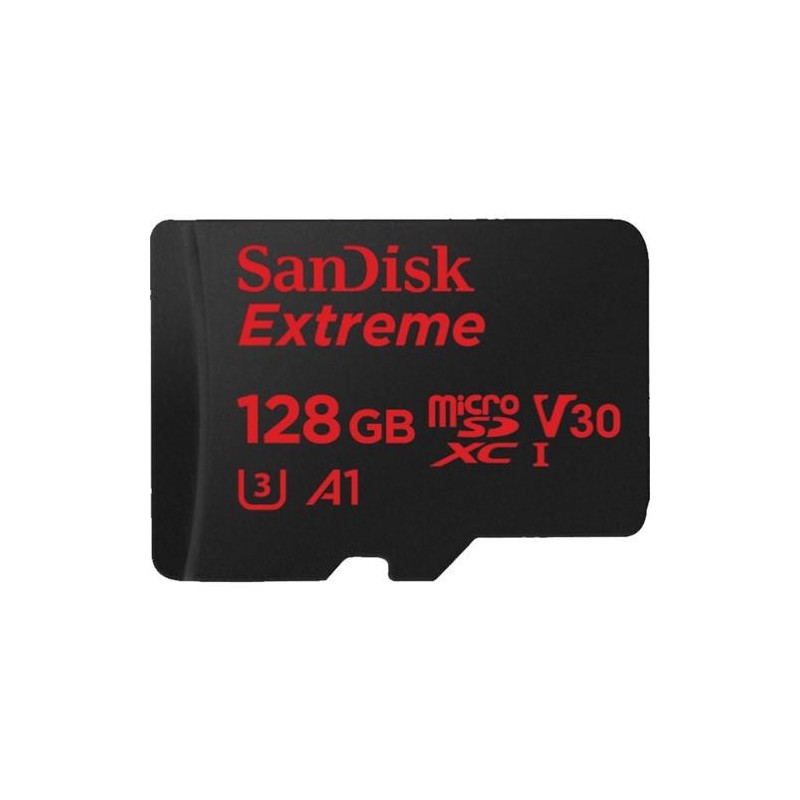 Micro secure digital card sandisk extreme 128gb clasa 10 r/w speed: up to 100mb/s/ 90mb/s