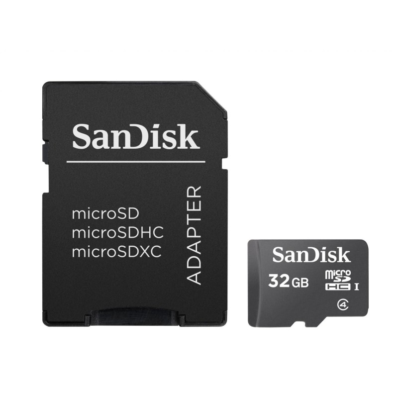 Micro secure digital card sandisk 32gb include adaptor (pentru telefon)