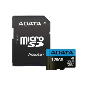 Micro secure digital card adata premier 128gb uhs-i clasa 10/v10 r/w speed: up to 100/25mb/s