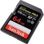 Micro secure digital card sandisk 64gb clasa 10 reading speed: 90mb/s