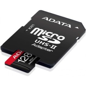 Micro secure digital card adata 128gb ausdx128gui3v30sha2-ra1 uhs-i class 10 sd 6.0r/w: up to 100/80mb/s