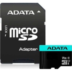 Micro secure digital card adata 256gb ausdx256gui3v30sha2-ra1 uhs-i class 10 sd 6.0r/w: up to 100/80mb/s