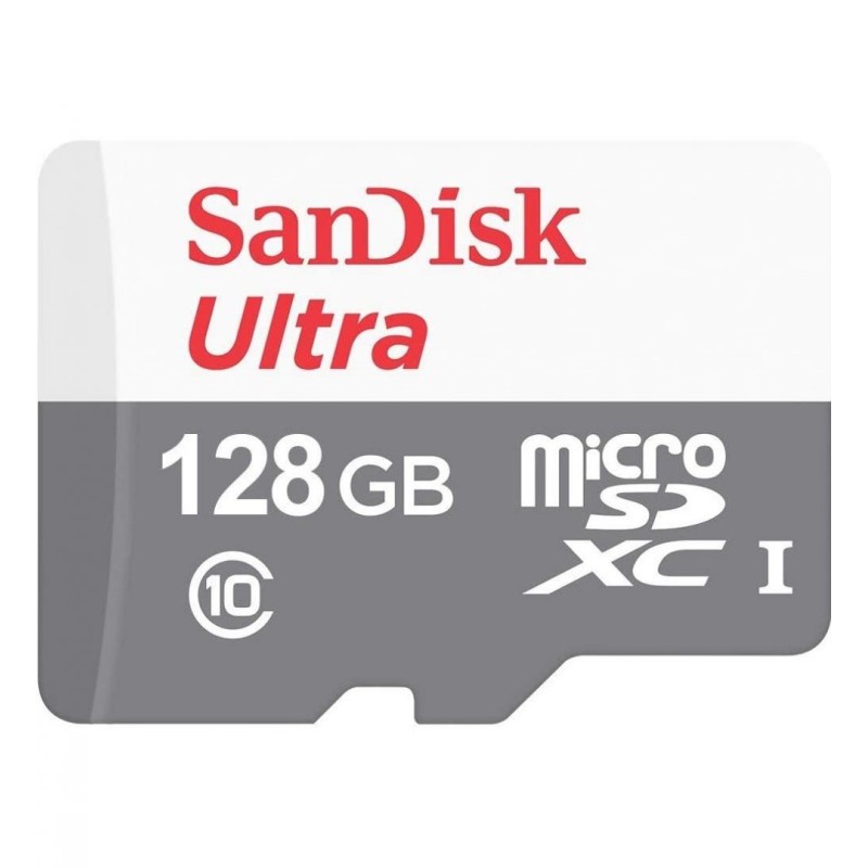 Card de memorie sandisk 128gb uhs-i class 10 80mb/s + adaptor