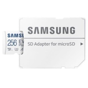 Micro secure digital card samsung 256gb mb-mc128ka/eu clasa 10 pana la 48mb/s cu adaptor