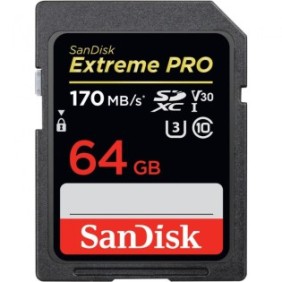 Secure digital card sandisk 64gb clasa 10 reading speed: 90mb/s