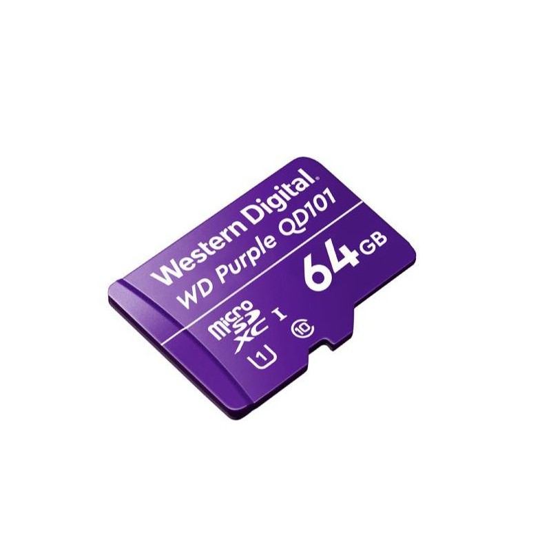 Micro secure digital card western digital 64gb clasa 10 purple