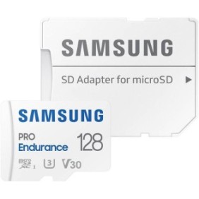 Micro secure digital card samsungpro endurance 128gb mb-mj128ka/eu clasa 10 pana la 40mb/s cu adaptor