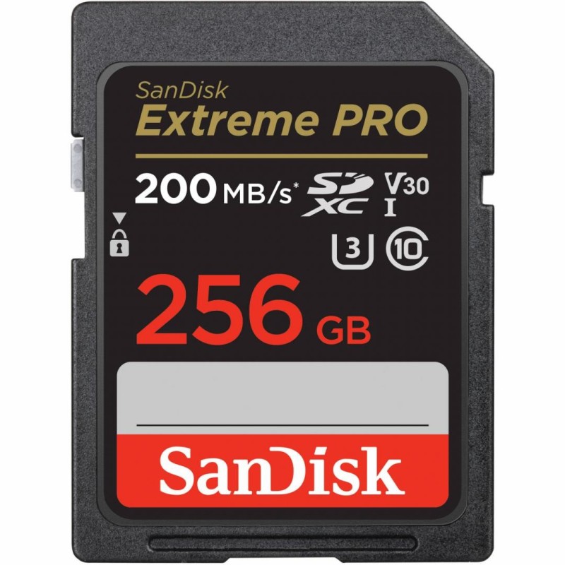 Micro secure digital card sandisk 256gb clasa 10 reading speed: 90mb/s