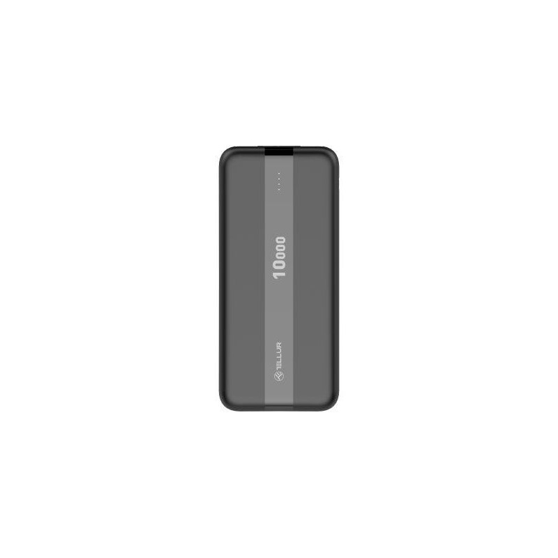 Baterie externa tellur pbc103 10000mah 2xusb+type-c+microusb negru