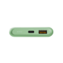 Baterie externa trust redoh capacitate baterie 10.000 3 porturi usb  putere maxima intrare 18w  verde