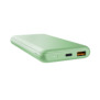 Baterie externa trust redoh capacitate baterie 10.000 3 porturi usb  putere maxima intrare 18w  verde