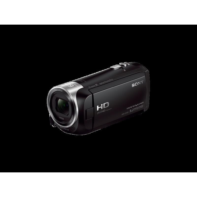 Camera video sony hdr-cx405 black senzor cmos exmor r lentilesuperangulare carl zeiss vario-tessar de la