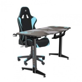Bundle scaun gaming torin txt + birou gaming radiance blue scaun torin ajustabil material textil