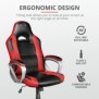 Scaun trust gxt 705r ryon gaming chair - red  specifications general max. weight 150 kg