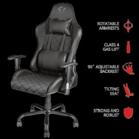 Scaun trust gxt 707 resto gaming chair - black  specifications general max. weight  150 kg