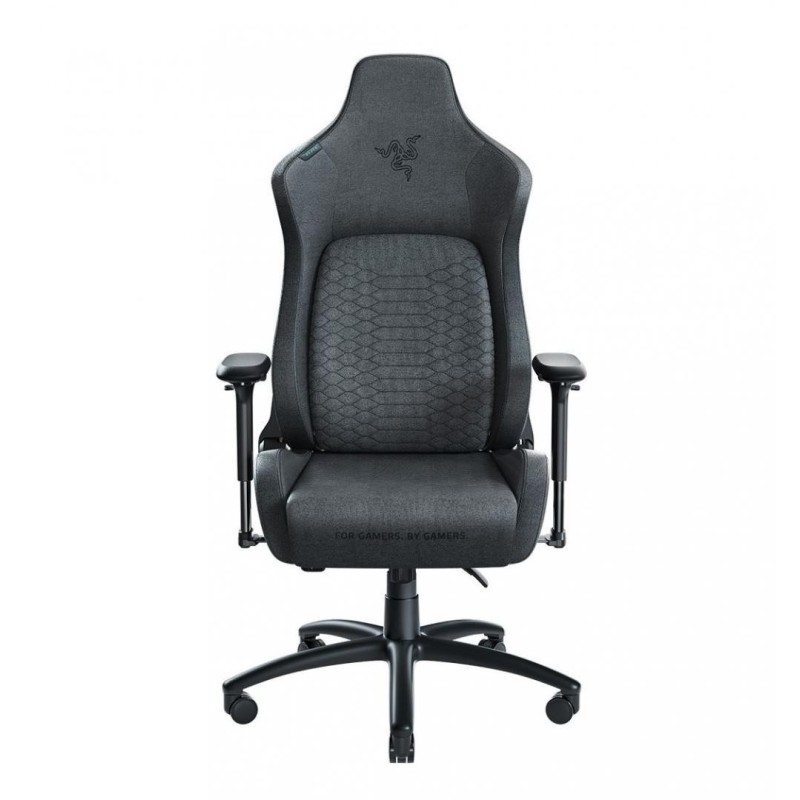 Razer iskur - dark gray fabric - gaming chair with built in lumbar support