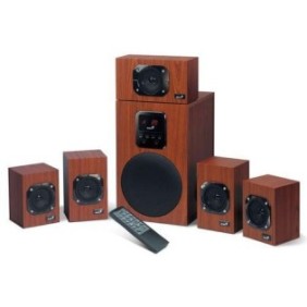 Boxe genius 5.1 sw-hf5.1 4500 ii wood   tip sistem 5.1 putere rms (w) 125 amplificare