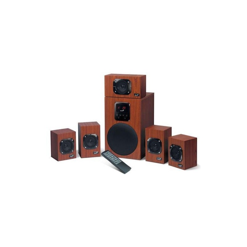 Boxe genius 5.1 sw-hf5.1 4500 ii wood   tip sistem 5.1 putere rms (w) 125 amplificare