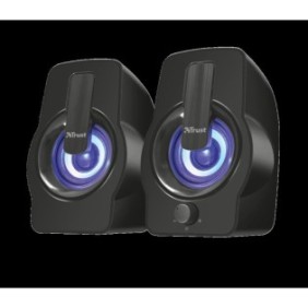 Boxe stereo trust gemi rgb 2.0 speaker set - black  specifications general type of speaker