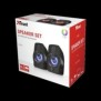 Boxe stereo trust gemi rgb 2.0 speaker set - black  specifications general type of speaker