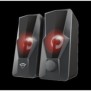 Boxe stereo trust gxt 610 argus red led 2.0 speaker  specifications general type of speaker