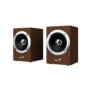 Boxe cu fir 2.0 genius sp-hf280 putere 6w (2x3w) interfata usb lungime cablu 1.2m lemn