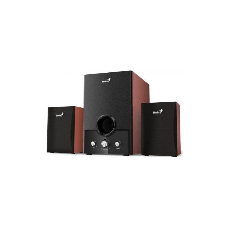 Genius sw-hf2.1 1700  ii sistem 2.1  total output power 26 watts (rms)       - subwoofer: 14.5