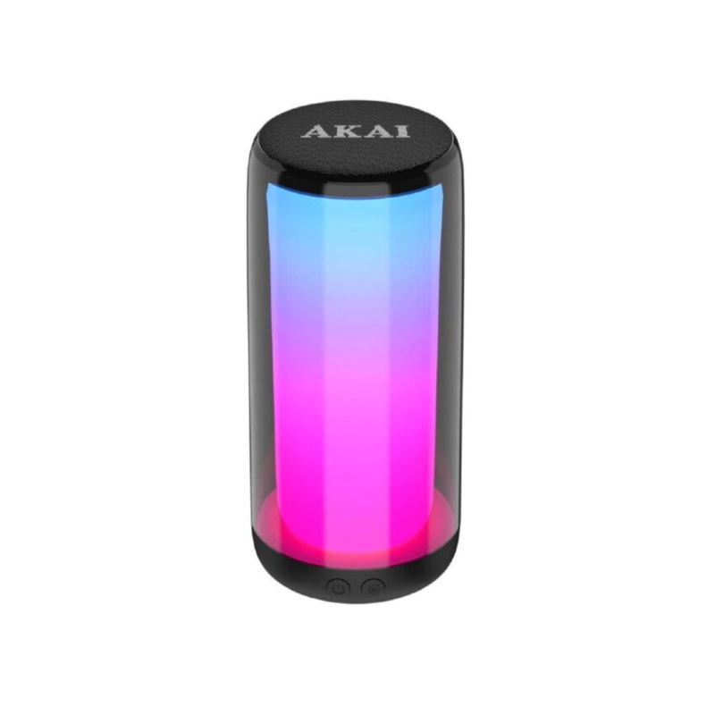 Boxa portabila akai cs2 glow 10w bluetooth 5.0 port micro sd + usb citeste fisiere