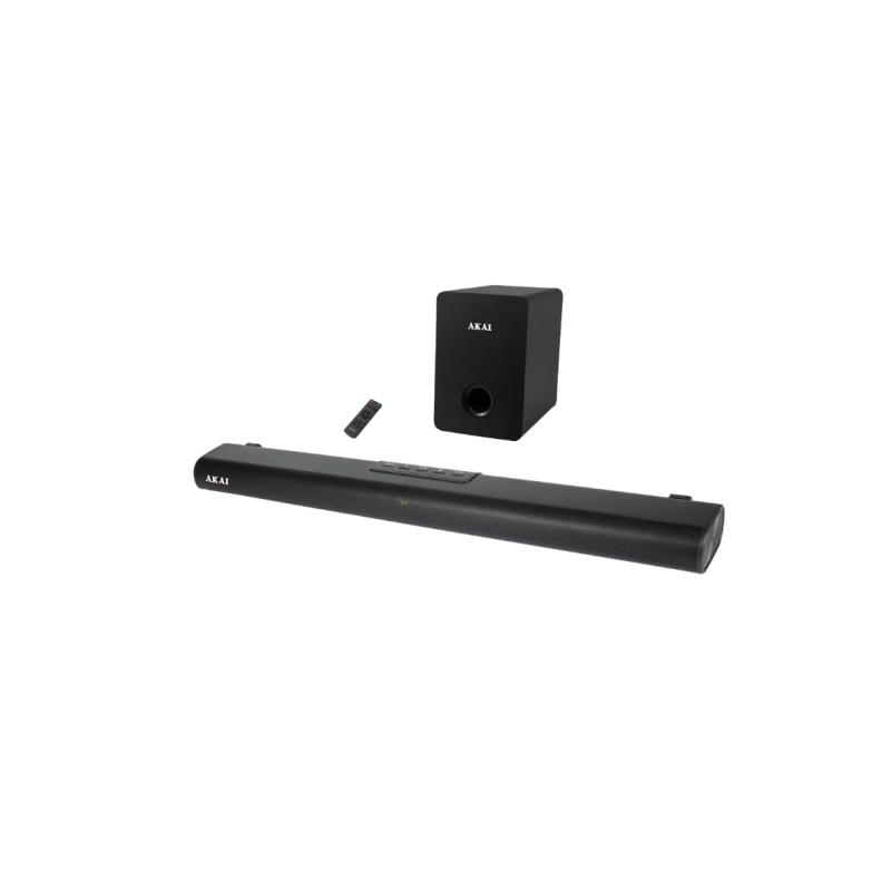 Soundbar akai asb-7wsw bluetooth 5.0 120w subwoofer wireless 60w negru