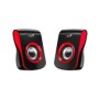 Boxe genius sp-q180 2.0 cu fir rms: 6w (2 x 3w) usb  rosu