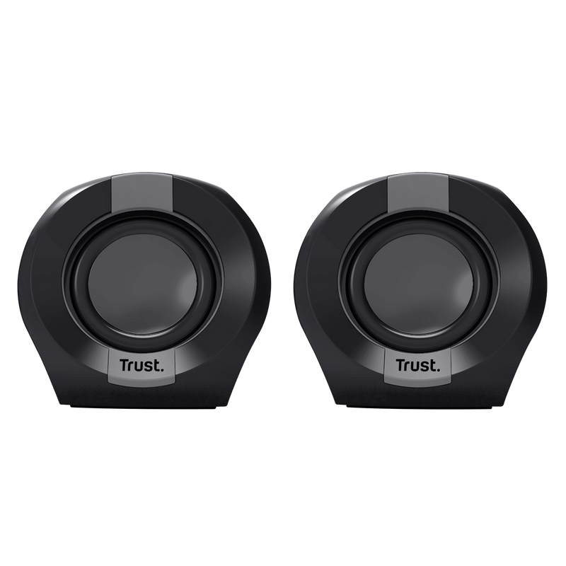 Boxe trust polo 2.0 cu fir putere maxima 8w audio input 3.5mm negru